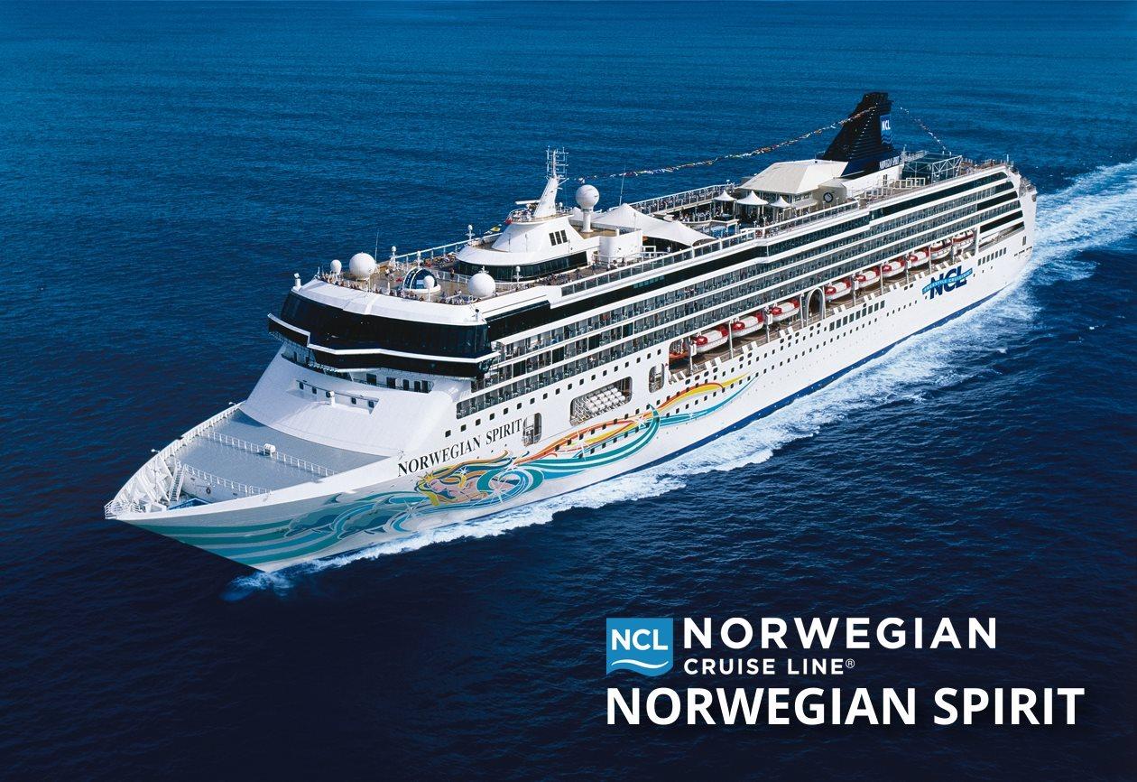 Austrálie, Nová Kaledonie, Vanuatská republika, Fidži, Samoa, Americká Samoa, Zámořské společenství Francie, Francouzská Polynésie ze Sydney na lodi Norwegian Spirit