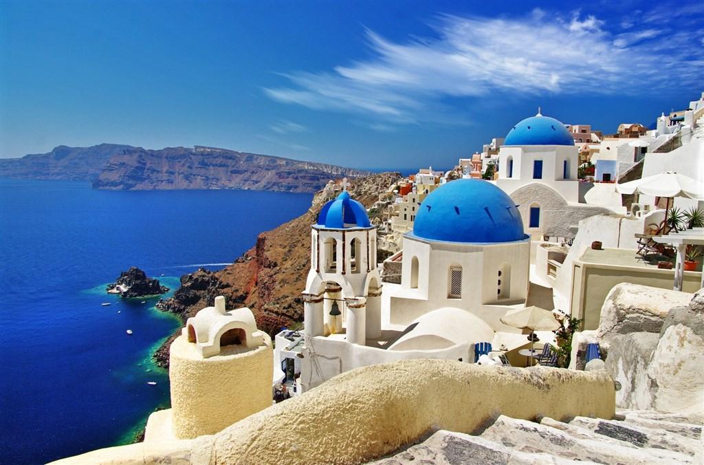 Kykladské ostrovy Paros a Santorini