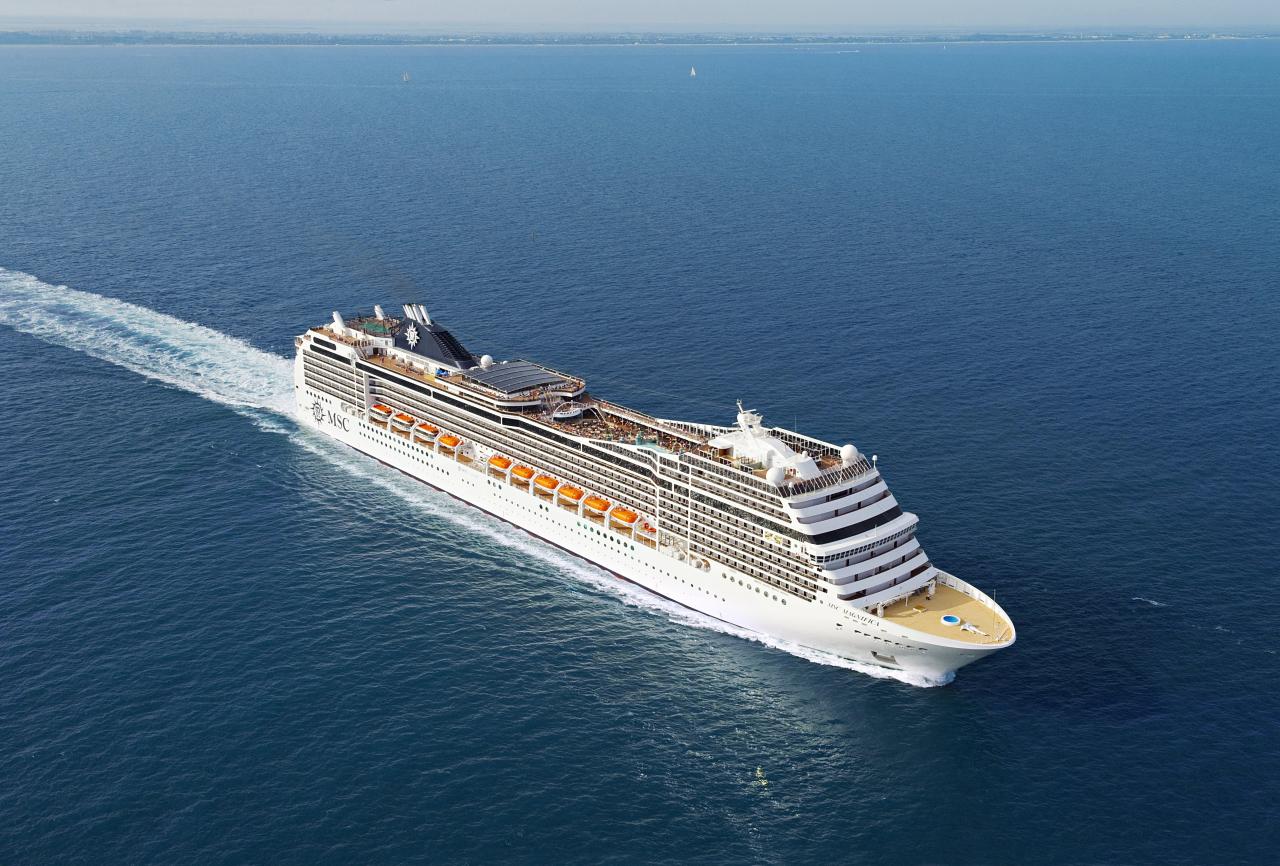Francie, Itálie z Marseille na lodi MSC Magnifica