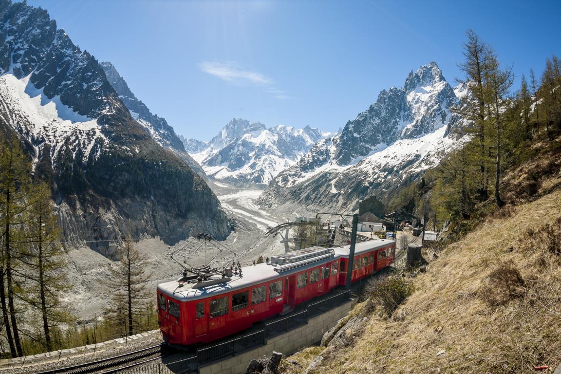 Mont Blanc Express a Ženevské jezero