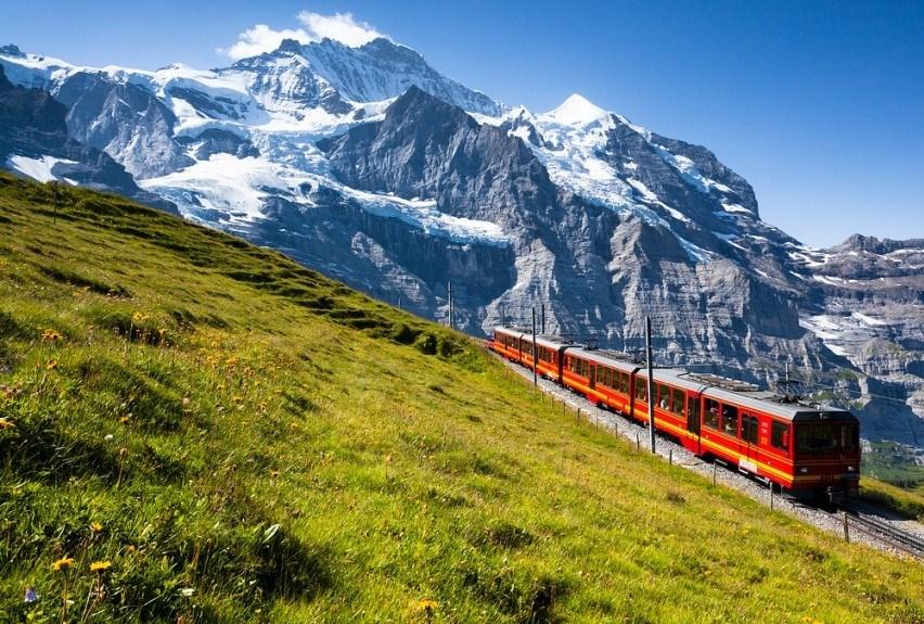 Putování Švýcarskem až pod Mont Blanc