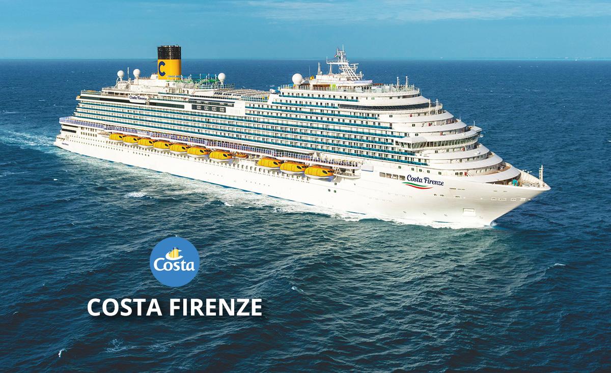 Brazílie, Španělsko, Francie ze Santosu na lodi Costa Firenze