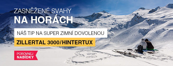 Zillertal 3000/Hintertux - celoroční lyžování v Alpách