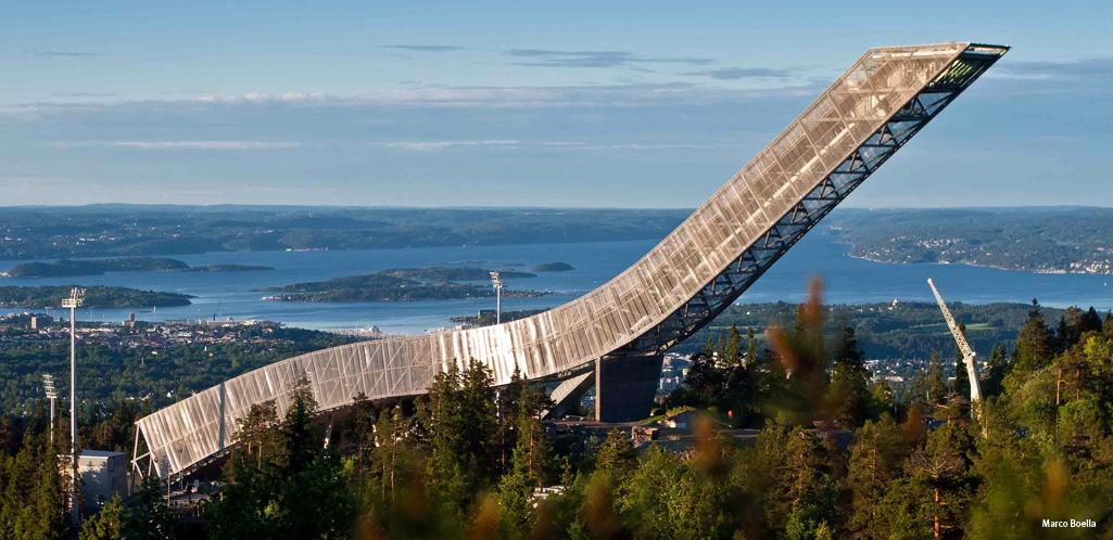 Oslo a Holmenkollen