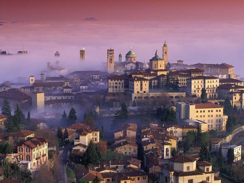 Milano - Bergamo - Brescia, letecky