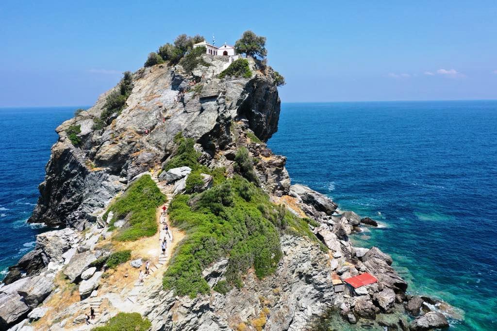 Řecko - ostrovy Skopelos a Skiathos, krásy Sporadských ostrovů