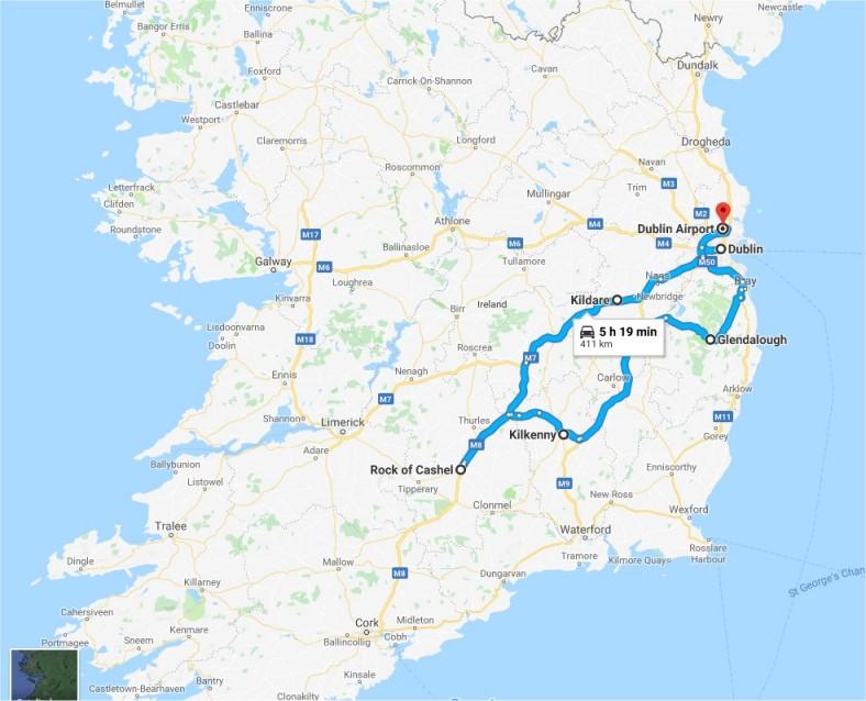 Irsko letecky (fly and drive), 5 dní