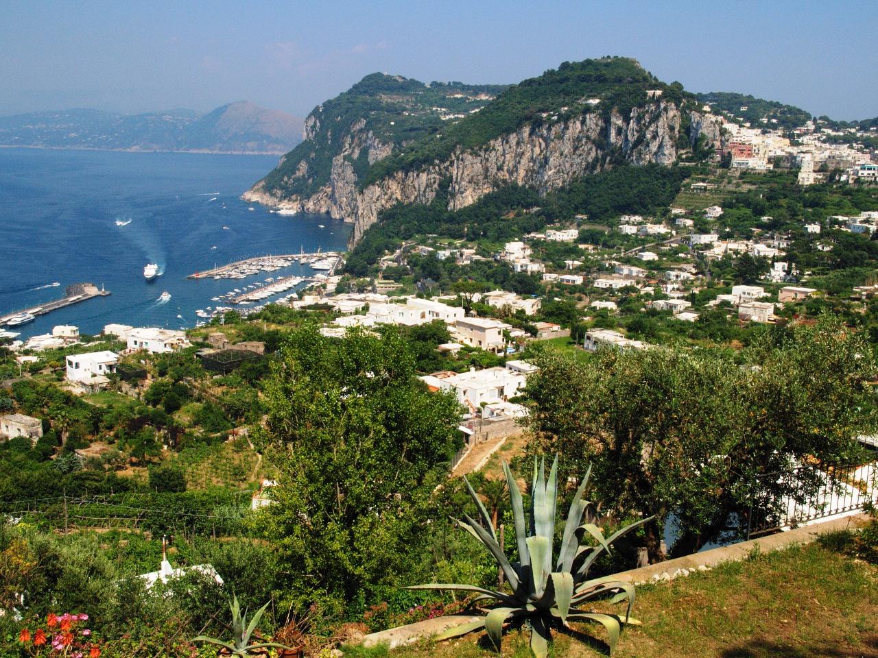 Amalfitánské pobřeží - letecky