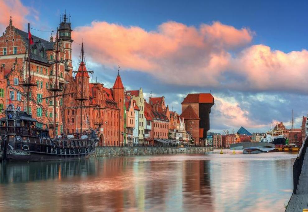 K Baltskému moři - Gdaňsk, Malbork, Sopoty, letecky