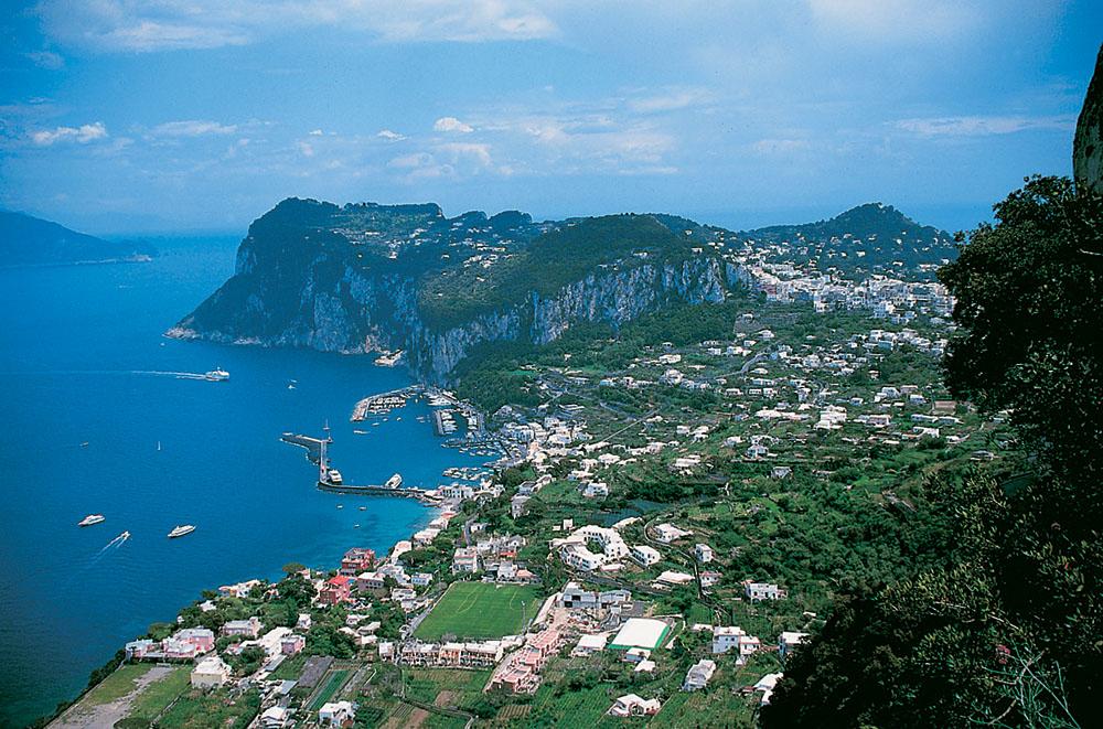 Amalfitánské pobřeží - letecky