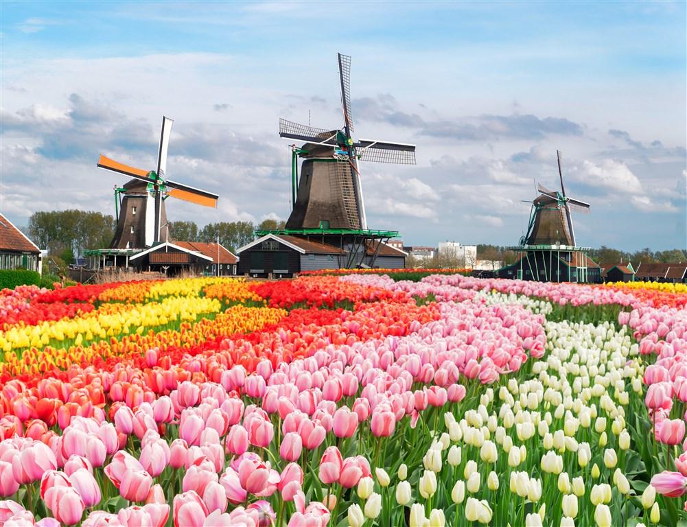 Amsterdam, pohádkový Giethoorn a rozkvetlý Keukenhof