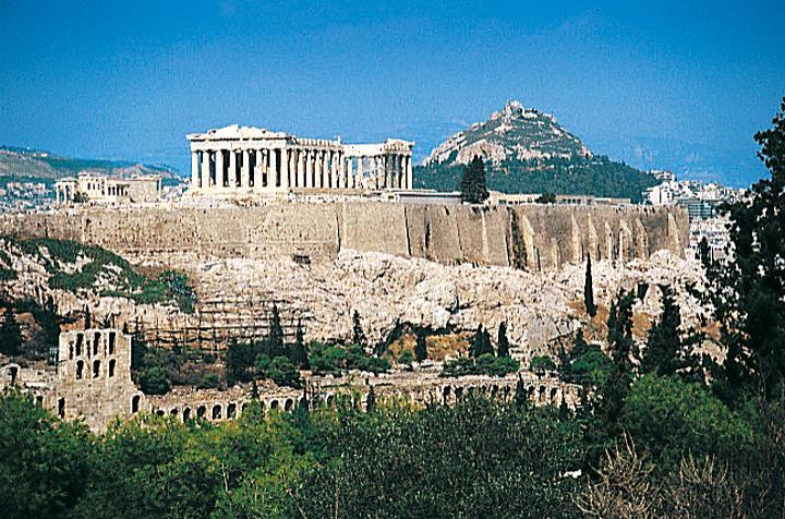 Řecko - starověké památky  Monemvasia - letecky