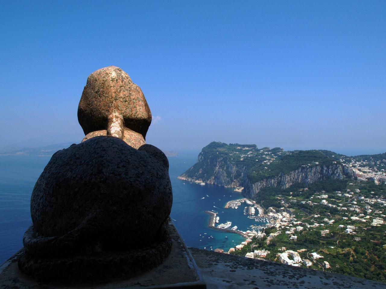 Amalfitánské pobřeží - letecky