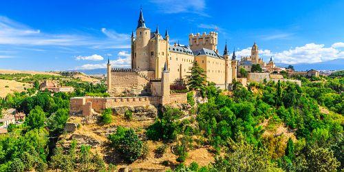 Španělsko a památky Unesco - Segovia, Toledo, El Escorial, letecky