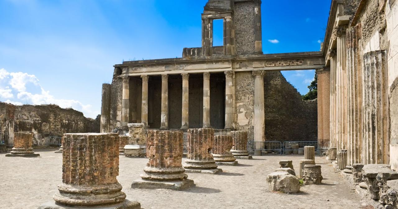 Řím - Neapol - Pompeje, letecky